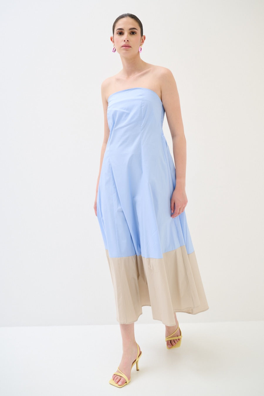 Robe midi évasée